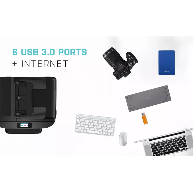 Estación de acoplamiento i-tec USB 3.0 / USB-C / Thunderbolt 3 doble pantalla