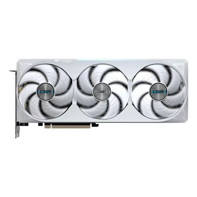 GIGABYTE GeForce RTX 5070 Ti EAGLE OC ICE SFF 16G Tarjeta gráfica - 16 GB GDDR7, 256 Bit, PCI-E 5.0, 2542 MHz de frecuencia del núcleo, 3 x DP 2.1a, 1 x HDMI 2.1b, NVIDIA DLSS 4, GV-N507TEAGLEOC ICE-16GD