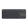 LOGITECH Teclado táctil inalámbrico K400 Plus - Negro - Qwerty UK
