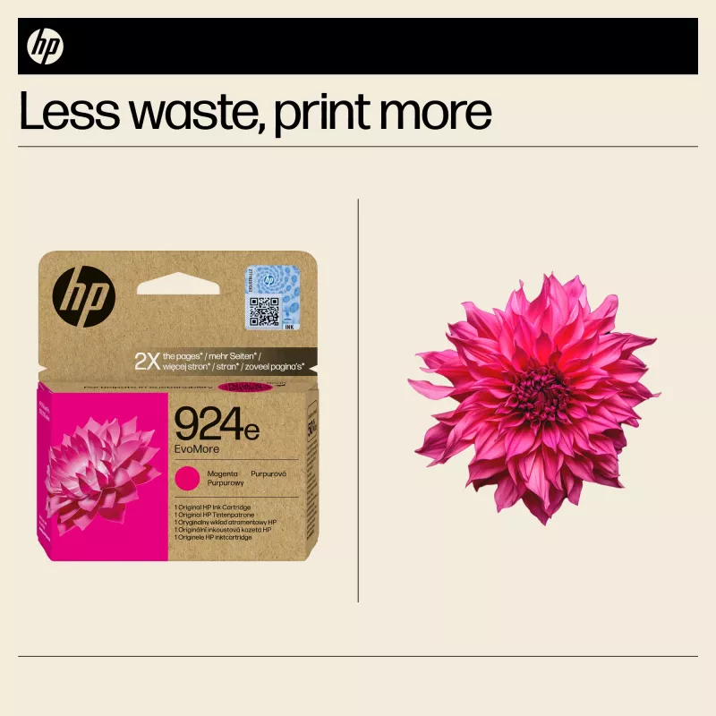 HP 924e EvoMore Magenta Cartucho de tinta original