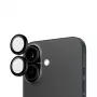 PanzerGlass ® Hoops® protector de lentes de cámara negro iPhone 16 | 16 Plus