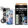 PanzerGlass ® pack de protección 4 en 1 iPhone 16 Pro, Apple, Apple - iPhone 16 Pro, aplicación en seco, resistente a arañazos, resistente a golpes, transparente, 1 ud.