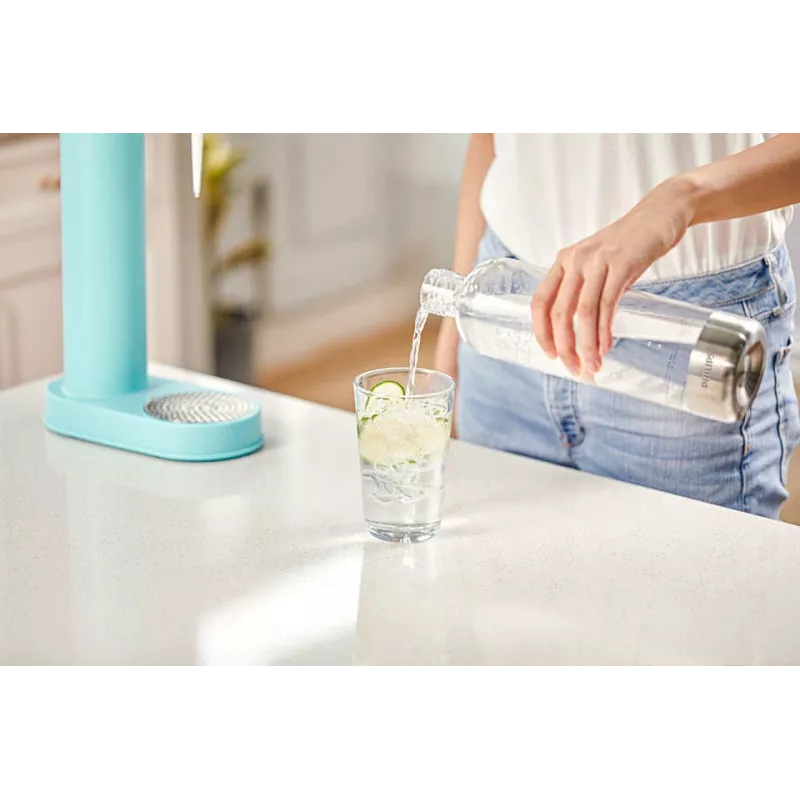 Philips ADD912/10 botella de agua uso diario 1000 ml tereftalato de polietileno (PET), acero inoxidable acero inoxidable, transparente