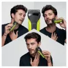 Braun Series 3 Shave&Style 300BT afeitadora eléctrica, afeitadora para hombre, negro/Volt Green