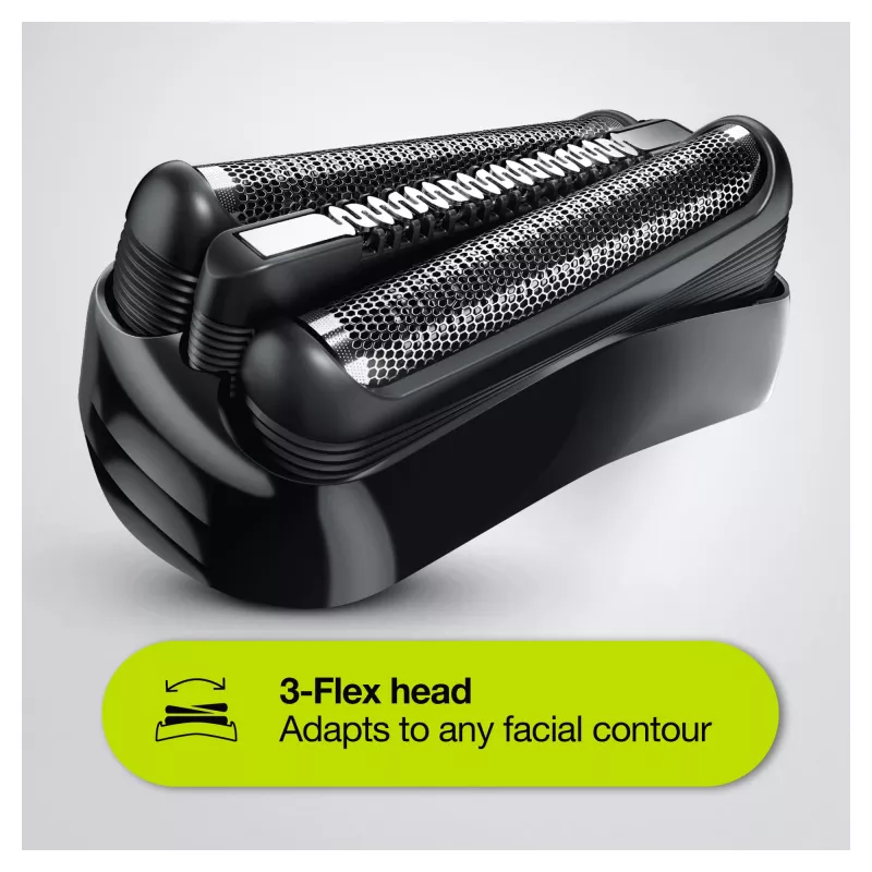 Braun Series 3 Shave&Style 300BT afeitadora eléctrica, afeitadora para hombre, negro/Volt Green