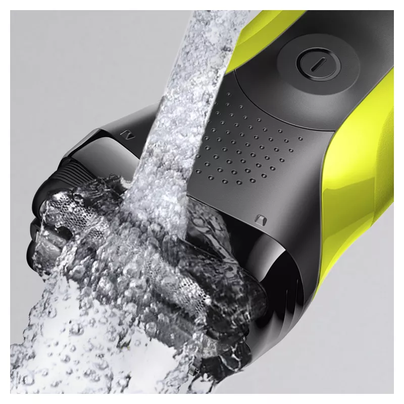 Braun Series 3 Shave&Style 300BT afeitadora eléctrica, afeitadora para hombre, negro/Volt Green
