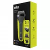 Braun Series 3 Shave&Style 300BT afeitadora eléctrica, afeitadora para hombre, negro/Volt Green