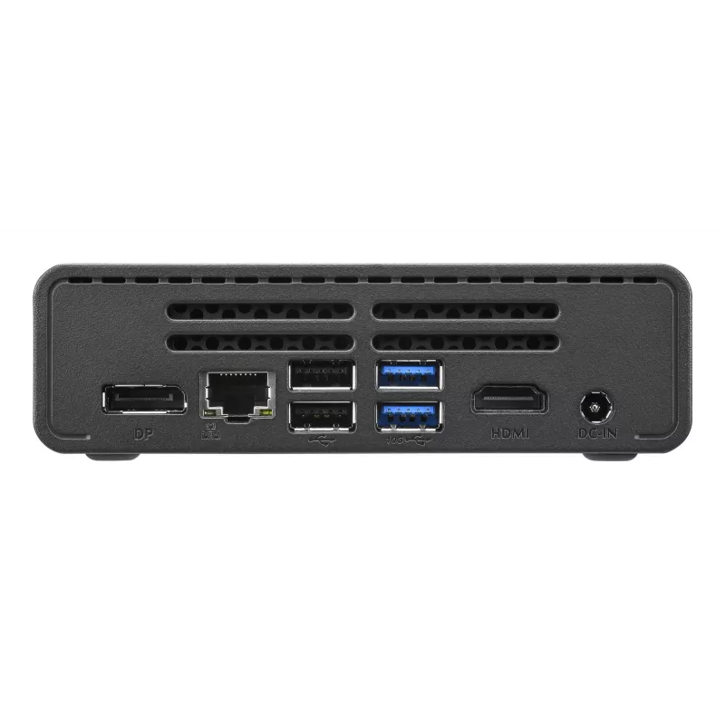 Shuttle Nano PC NE10N, Intel N 100, 1x HDMI, 1x DP, 6x USB, 1x LAN, sin ventilador, funcionamiento continuo 24/7, incl. VESA