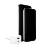 PanzerGlass empower™ by ® Cargador Turbo 35W incl. USB-C + USB-A | enchufe EU | blanco plateado
