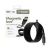 PanzerGlass empower™ by ® Magnetic cable USB-C a USB-C 240W | USB 2.0 | 1,5 m | Space Black