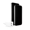 PanzerGlass empower™ by ® Cargador Turbo 45W incl. 2 x USB-C | enchufe EU | blanco plateado