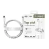 PanzerGlass empower™ by ® Racing cable USB-C a Lightning 60W | USB 2.0 | 1,2 m | blanco plateado