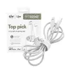 PanzerGlass empower™ by ® Racing cable USB-C a Lightning 60W | USB 2.0 | 1,2 m | blanco plateado