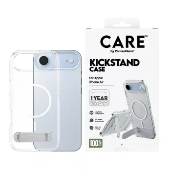 PanzerGlass CARE™ by ® Funda transparente con soporte y MagSafe iPhone Air