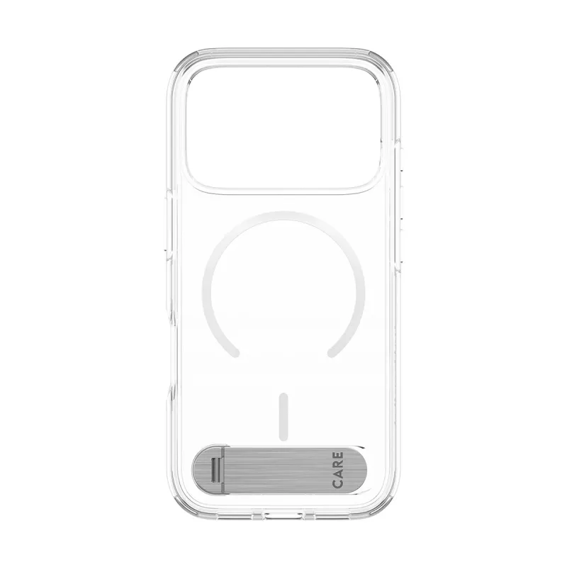 PanzerGlass CARE™ by ® Funda transparente con soporte y MagSafe iPhone 17 Pro