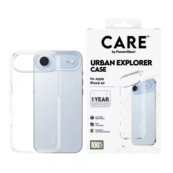 PanzerGlass CARE™ by ® Funda Urban Explorer transparente iPhone Air