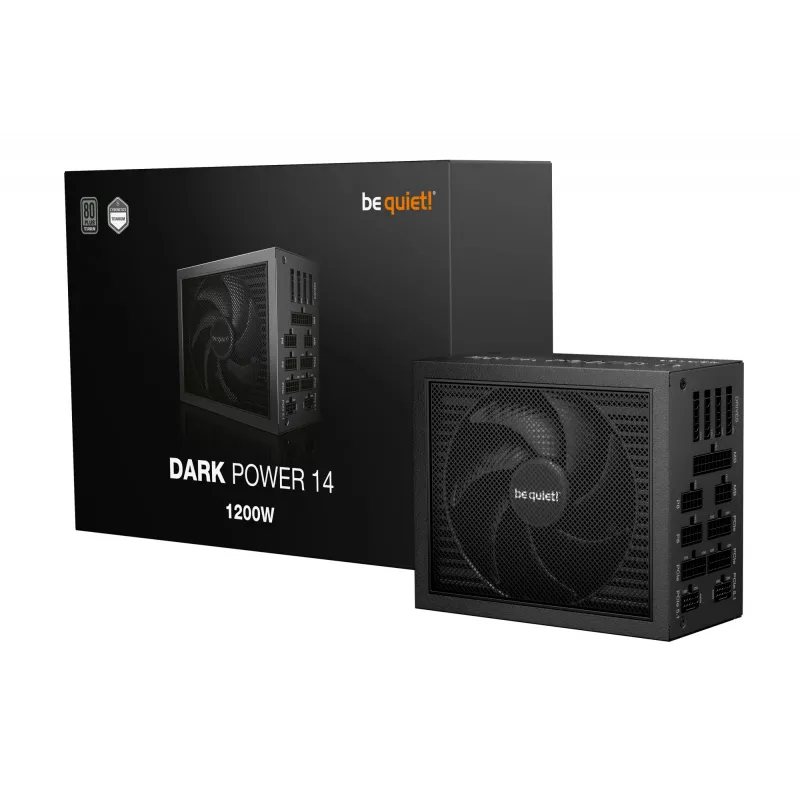 be quiet! Dark Power 14 1200 W - 80 Plus Titanium Fuente de alimentación 20+4 pin ATX ATX Negro