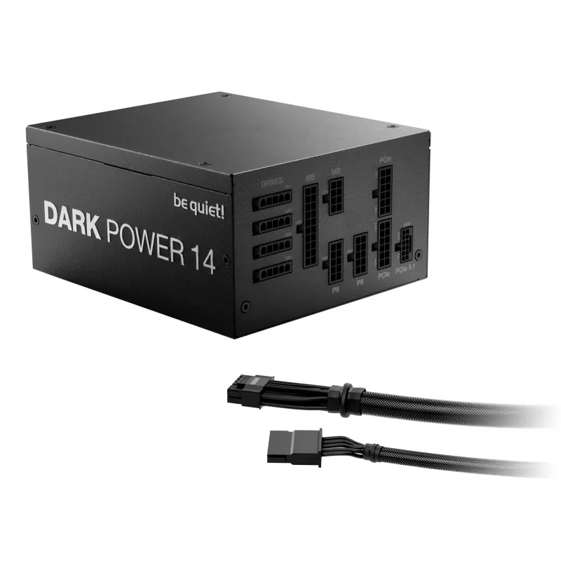 be quiet! Dark Power 14 1000 W - 80 Plus Titanium Fuente de alimentación 20+4 pin ATX ATX Negro