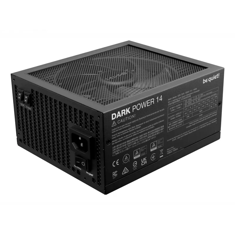be quiet! Dark Power 14 1000 W - 80 Plus Titanium Fuente de alimentación 20+4 pin ATX ATX Negro