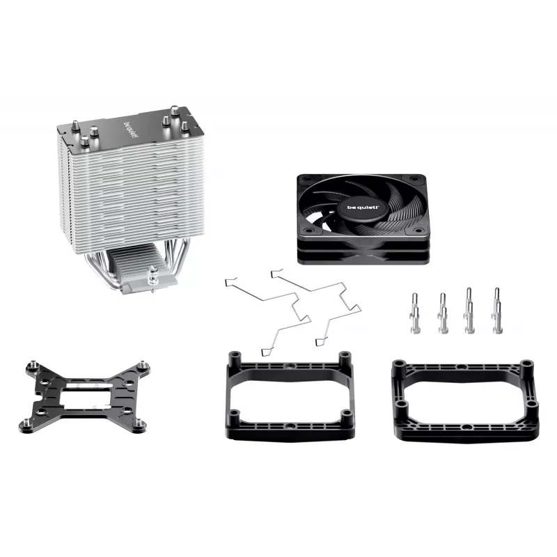 be quiet Pure Rock slim 3 Disipador de CPU por aire 10 cm Plata 1 unidad