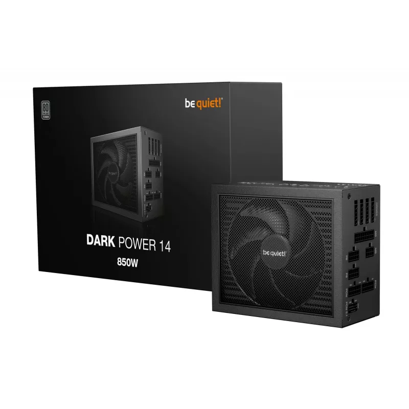 be quiet! Dark Power 14 850 W - 80 Plus Titanium Fuente de alimentación 20+4 pin ATX ATX Negro