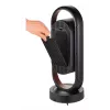 Unold 86535 calefactor cerámico 3D, 1800 W, mando a distancia, oscilación de 80°, inclinación de 45°, temporizador de 8 h, negro/cobre