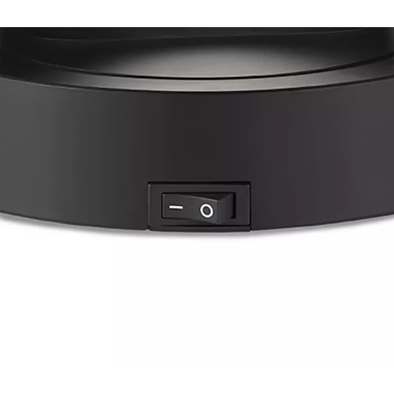 Unold 86535 calefactor cerámico 3D, 1800 W, mando a distancia, oscilación de 80°, inclinación de 45°, temporizador de 8 h, negro/cobre