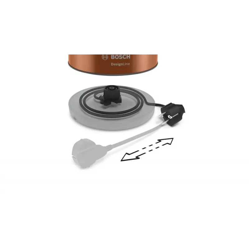 Bosch TWK4P439 hervidor eléctrico 1,7 L 2400 W Negro, Oro