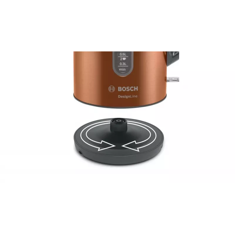 Bosch TWK4P439 hervidor eléctrico 1,7 L 2400 W Negro, Oro