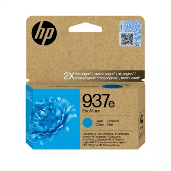 Cartucho de tinta HP 937e EvoMore Cian Original