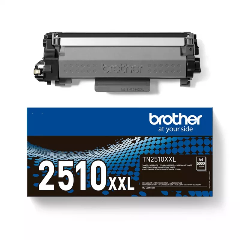 Cartucho de tóner Brother TN2510XXL XXL Negro, 3000 páginas, 1 unidad