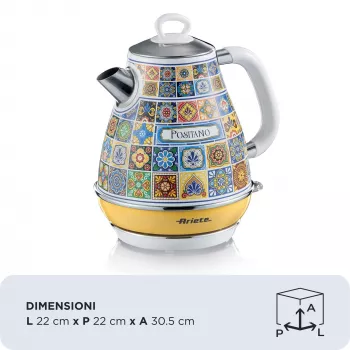 Hervidor Ariete 2869/0P 1,7L 2200W Multicolor Amarillo