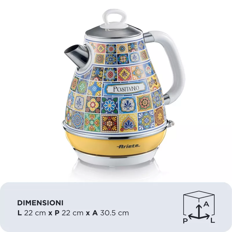 Hervidor Ariete 2869/0P 1,7L 2200W Multicolor Amarillo