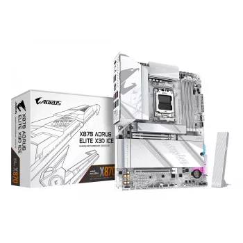 Placa base GIGABYTE X870 AORUS ELITE X3D ICE, AMD X870, Socket AM5, ATX