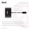 CLUB3D Hub Quad DisplayPort™ – 4 x resolución 4K @ 30Hz, compatibilidad MST