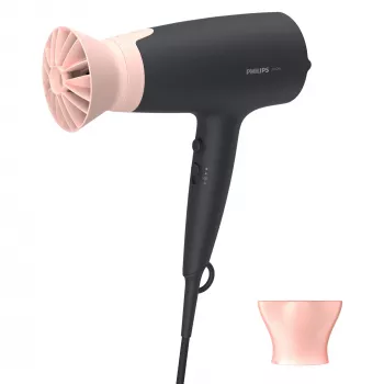 Philips 3000 series BHD350/10 secador de pelo, DC, negro, rosa, anilla de suspensión, 1,8 m, 2100 W, 220 - 240 V