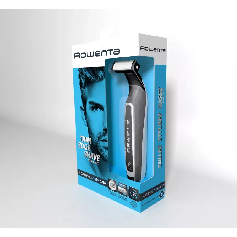 Rowenta Forever Sharp TN6000 cortapelos - recortar, perfilar y afeitar, 120 minutos de autonomía