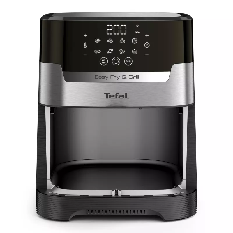 Tefal Easy Fry & Grill EY505D aparato individual 4,2 L independiente 1550 W freidora de aire acero inoxidable