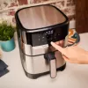 Tefal Easy Fry & Grill EY505D aparato individual 4,2 L independiente 1550 W freidora de aire acero inoxidable