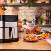 Tefal Easy Fry & Grill EY505D aparato individual 4,2 L independiente 1550 W freidora de aire acero inoxidable