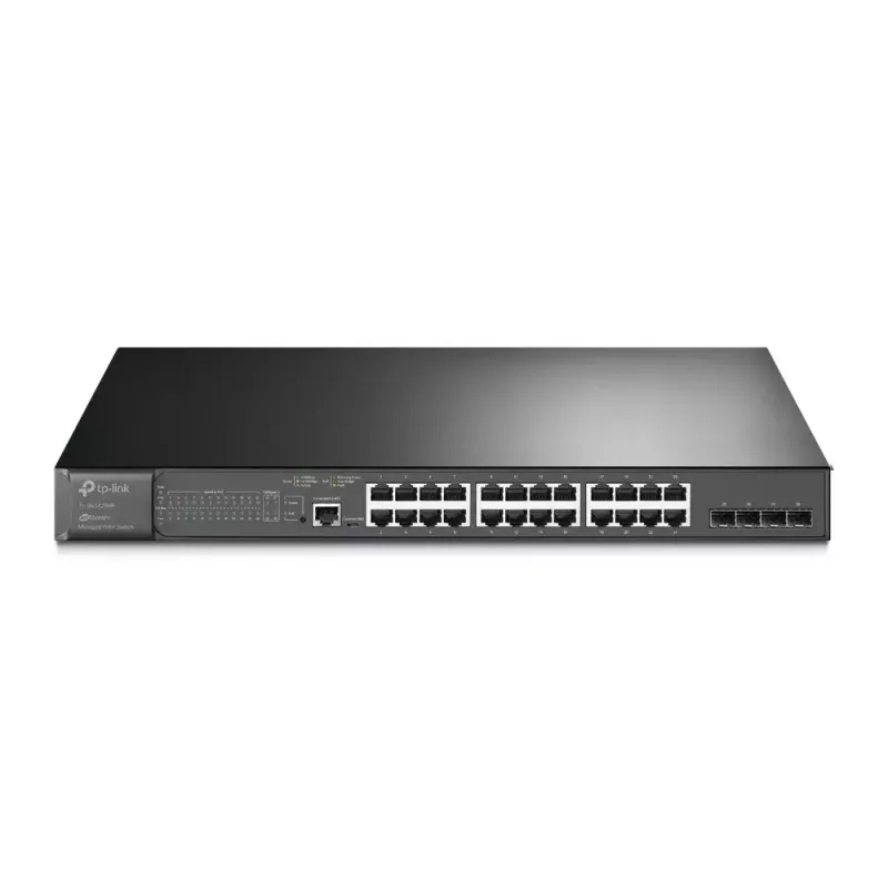 TP-Link Omada switch gestionado L2+ de 28 puertos Gigabit con 24 puertos PoE+