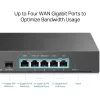 TP-Link SafeStream router VPN Gigabit Multi-WAN, WAN Ethernet, Gigabit Ethernet, negro