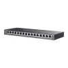 TP-Link Omada switch inteligente de 16 puertos Gigabit con 8 puertos PoE+, gestionado, L2/L2+, Gigabit Ethernet (10/100/1000), Power over Ethernet (PoE), montaje en rack