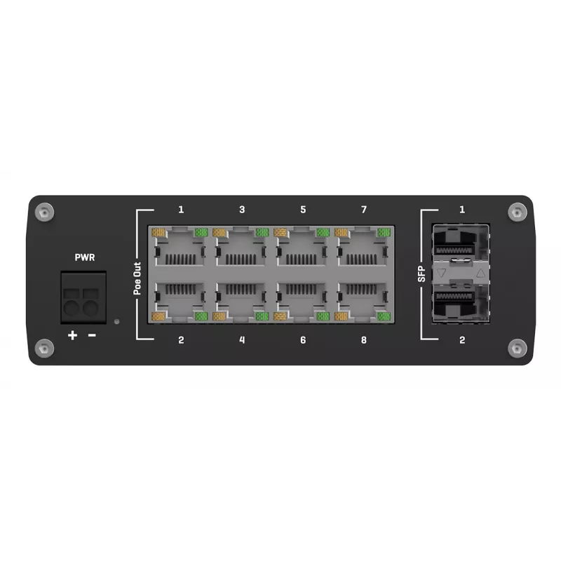 TELTONIKA TSW200 switch Ethernet Gigabit industrial no gestionado PoE+