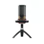 CHERRY UM 9.0 PRO RGB micrófono de mesa negro, cobre