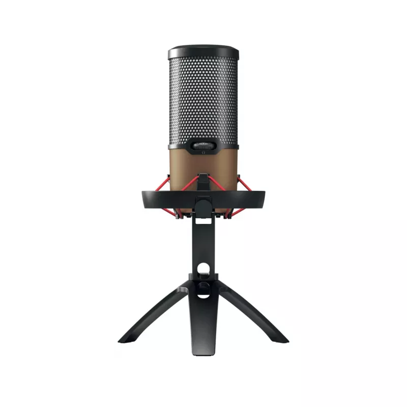 CHERRY UM 9.0 PRO RGB micrófono de mesa negro, cobre