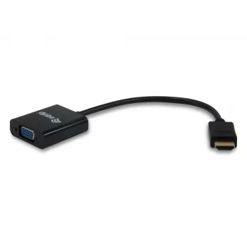 Equip adaptador HDMI a HD15 VGA, HDMI Type-A (estándar), VGA (D-Sub), macho, hembra, recto, recto
