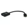 Equip adaptador HDMI a HD15 VGA, HDMI Type-A (estándar), VGA (D-Sub), macho, hembra, recto, recto