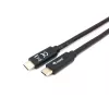 Equip USB 3.2 Gen 1x1 Type-C a C, M/M, 2,0 m, 2 m, USB C, USB C, USB 3.2 Gen 1 (3.1 Gen 1), 5 Gbit/s, negro
