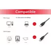Equip cable USB 2.0 Type-A a Type-B, 2,0 m, negro